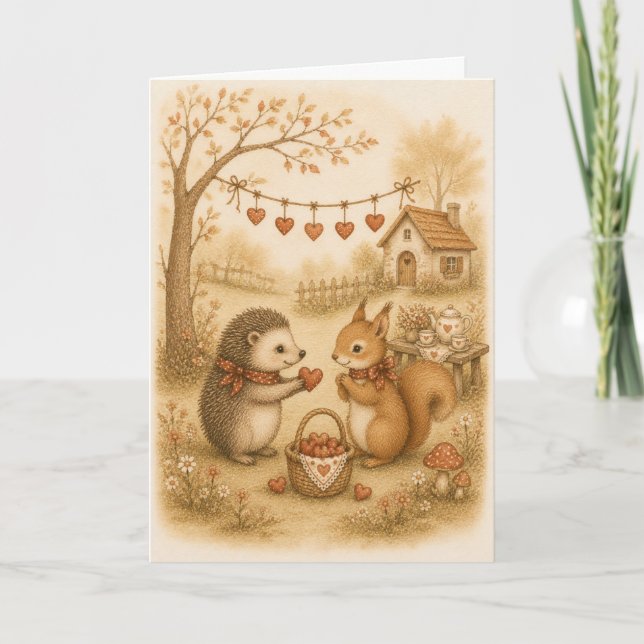 Carte Notes d'amour de la forêt  (Devant)