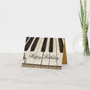 Carte Notes musicales et touches_