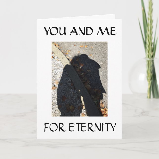 CARTE NOTRE 1ER ANNIVERSAIRE SOUHAITE POUR MON AMOUR (OM (Devant)
