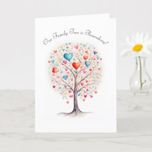 Carte Notre amour grandissant - Poly Family Nouveau enfa