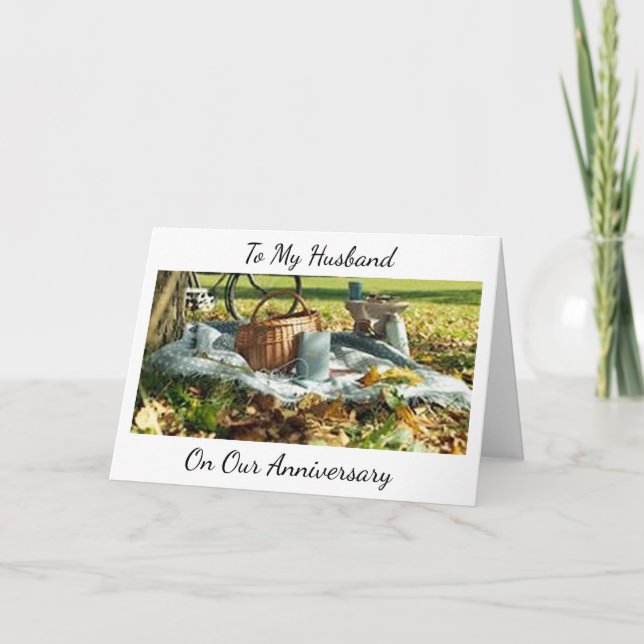 CARTE "NOTRE ANNIVERSAIRE" FÊTONS "NOUS" MARI (Devant)
