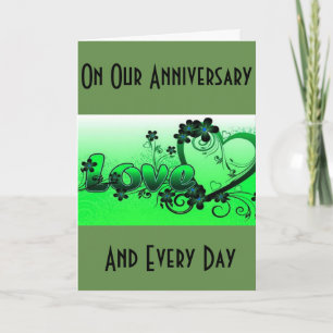 CARTE *NOTRE ANNIVERSAIRE* MUSIQUE À MA VIE ET À MA DANS