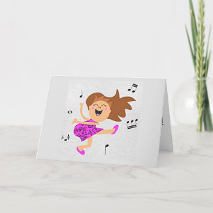 CARTE NOTRE "ANNIVERSAIRE MUTUEL"=BONNE DANSE POUR MOI