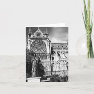 Carte Notre Dame Cathedral, Paris ~ blank note card