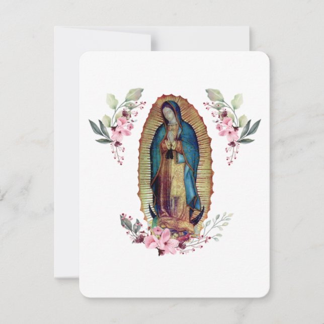 Carte Notre-Dame de Guadalupe, Nuestra Señora de Guadalu (Devant)