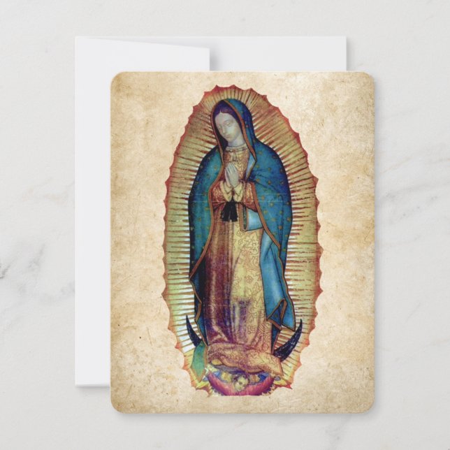 Carte Notre-Dame de Guadalupe, Nuestra Señora de Guadalu (Devant)