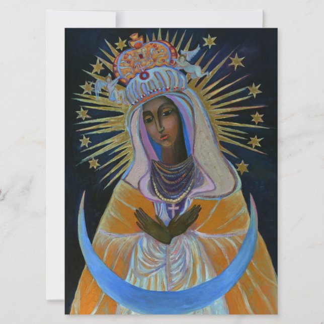 Carte Notre-Dame de la Porte de l'Aube Notre-Dame Vierge (Devant)
