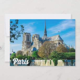 Carte Notre Dame de Paris en France