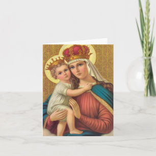 Carte Notre-Dame du Bon Remède Bienheureuse Vierge Marie