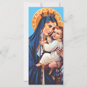 Carte Notre-Dame du Mont-Carmel Art dévotionnel