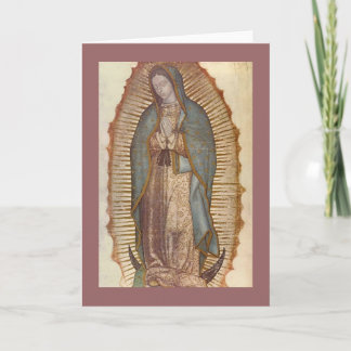 CARTE NOTRE DAME OF GUADALUPE