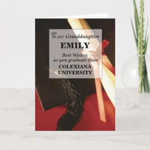 Carte Notre Grand-Fille Graduation