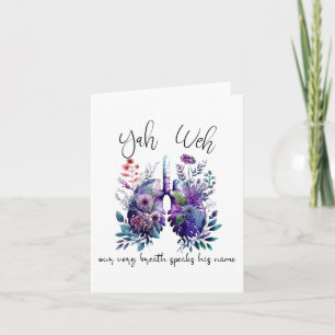 Carte Notre Respiration Parle Son Nom Yhwh Christian Rel