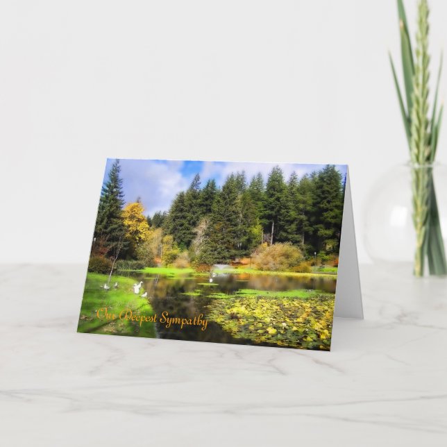 Carte Notre sympathie la plus profonde (Devant)