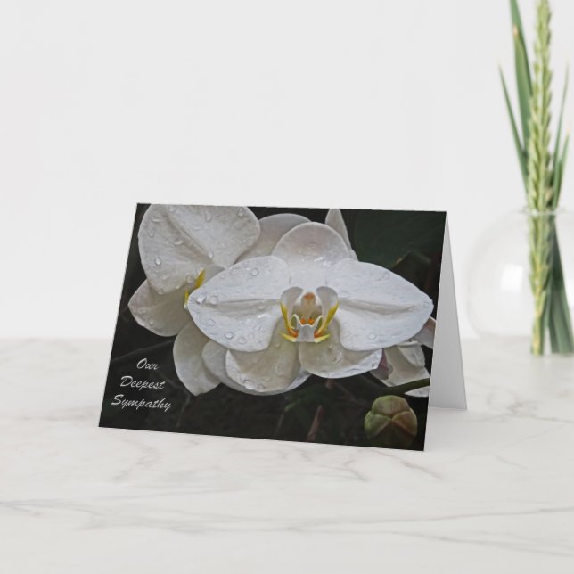 Carte Notre sympathie la plus profonde (Devant)