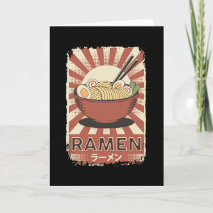 Carte Nourriture japonaise parfaite Ramen Ramen Lover