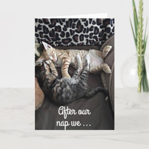CARTE **NOUS CHANTERONS HEUREUX ANNIVERSAIRE** DE CUTES