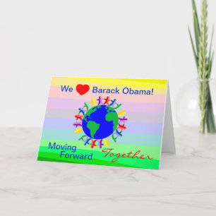 Carte Nous coeur Barack Obama ! Vote sur 11/06/12