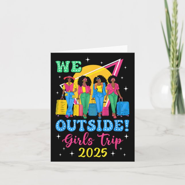 Carte Nous Devant Les Filles Voyage 2025 Filles Afro Fem (Devant)