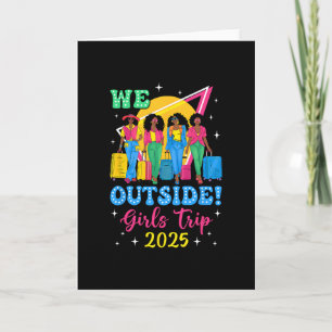 Carte Nous en dehors du voyage de filles 2025 Filles afr
