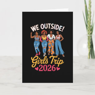 Carte Nous en dehors du voyage entre filles 2026 Vacance