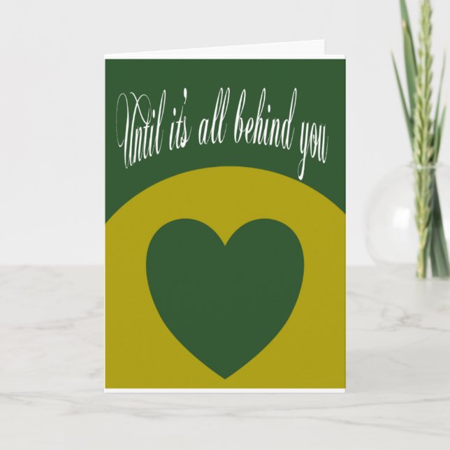 Carte Nous envoyons notre amour et notre prière (Devant)