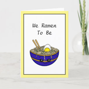 Carte Nous Étions Destinés À Être   Ramen Pun