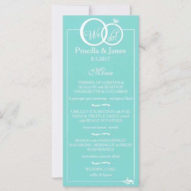 Carte Nous faisons Mariage (Devant)