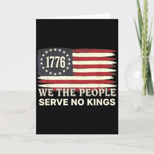Carte Nous Le Peuple 1776 Drapeau Américain Ne Servons A