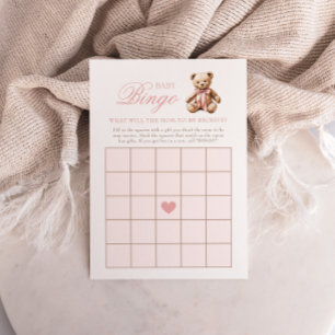 Carte Nous Pouvons Attendre Baby shower Bingo Jeu