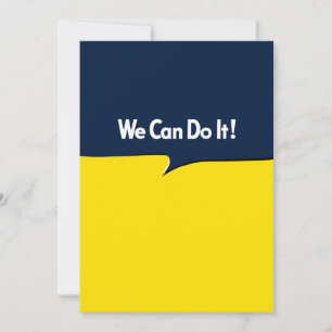 Carte Nous pouvons le faire Rosie