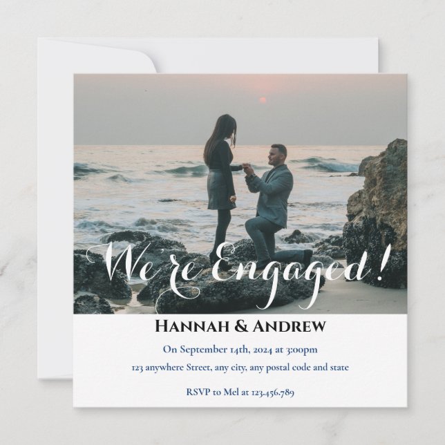 Carte Nous sommes engagés ! (Devant)