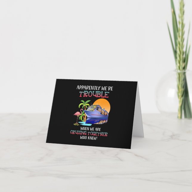 Carte Nous sommes fous quand nous croisons ensemble Flam (Devant)