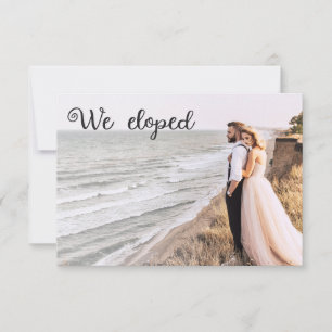 Carte Nous sommes partis en voyage de noces, annonce min