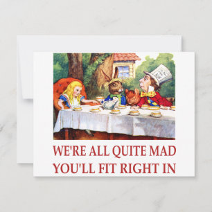 CARTE NOUS SOMMES TOUS ASSEZ MAD, VOUS ALLEZ BIEN ENTRER