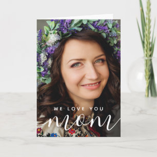 Carte Nous t'aimons Maman Classique Moderne