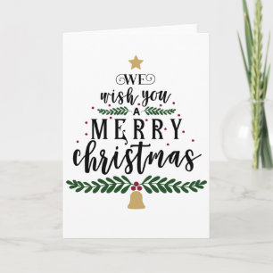 Carte Nous Vous Souhaitons Un Joyeux Noël