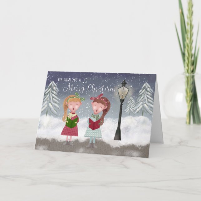 Carte Nous vous souhaitons un joyeux Noël (Devant)