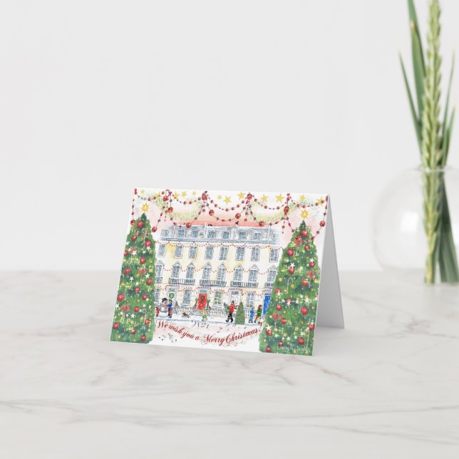 Carte 'Nous vous souhaitons un joyeux Noël' Art Christma (Devant)