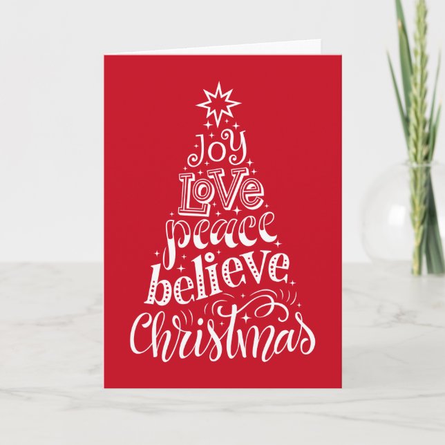 Carte Nous vous souhaitons un Joyeux Noël et une Bonne A (Devant)