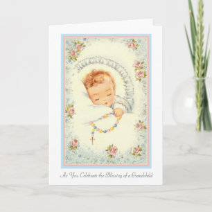 Carte Nouveau bébé grand-enfants grands-parents