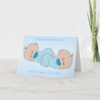 Nouveau Born Twin Boys