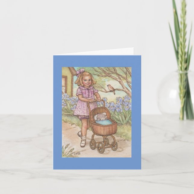 Carte nouveau chaton félicitations (Devant)