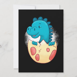 Carte Nouveau-né Dinosaur bébé   Cadeau mignon   Pour bé