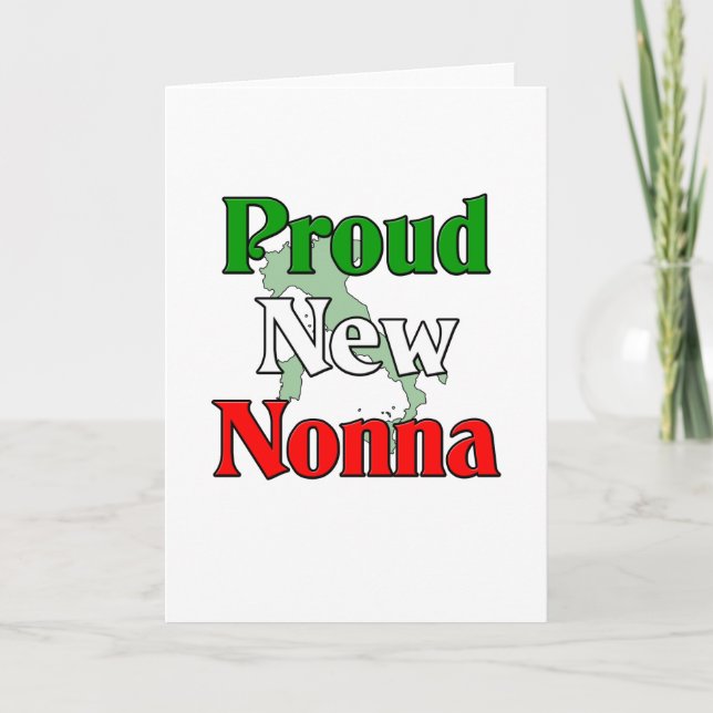 Carte Nouveau Nonna fier (Devant)