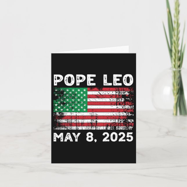 Carte Nouveau Pape Leo (Devant)