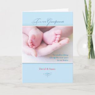 Carte Nouveaux grands-parents, personnalisables, personn