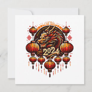 Carte nouvel an chinois 2024