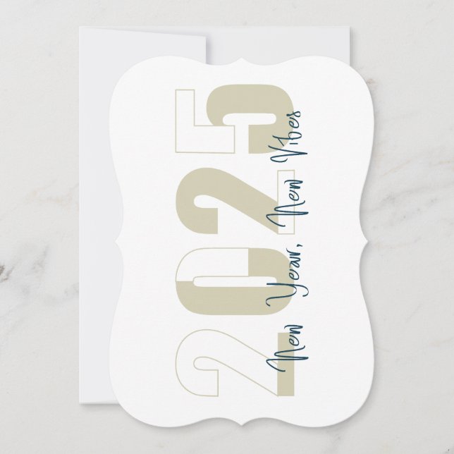 Carte Nouvel An, Nouvelle Vibe (Devant)