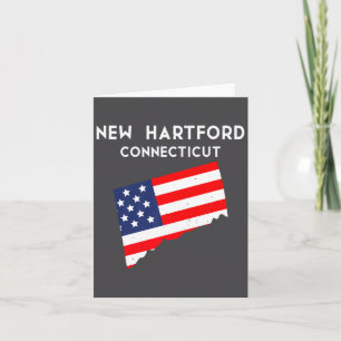 Carte Nouvel Hartford Connecticut États-Unis État Amériq